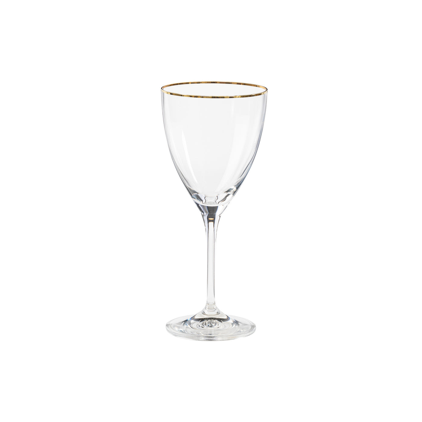 Set 6 Wine Glasses Gold Rim Sensa, Casafina by COSTA NOVA