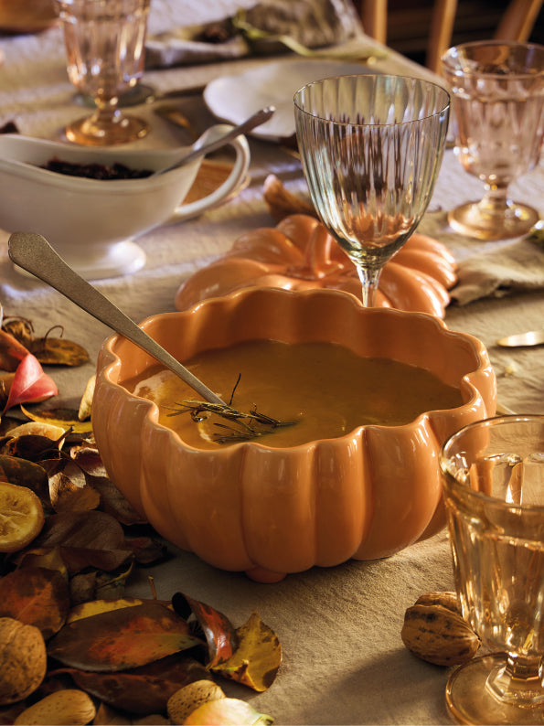 Recipes of Love - Pumpkin Soup with Roasted Tomatoes and Peppers