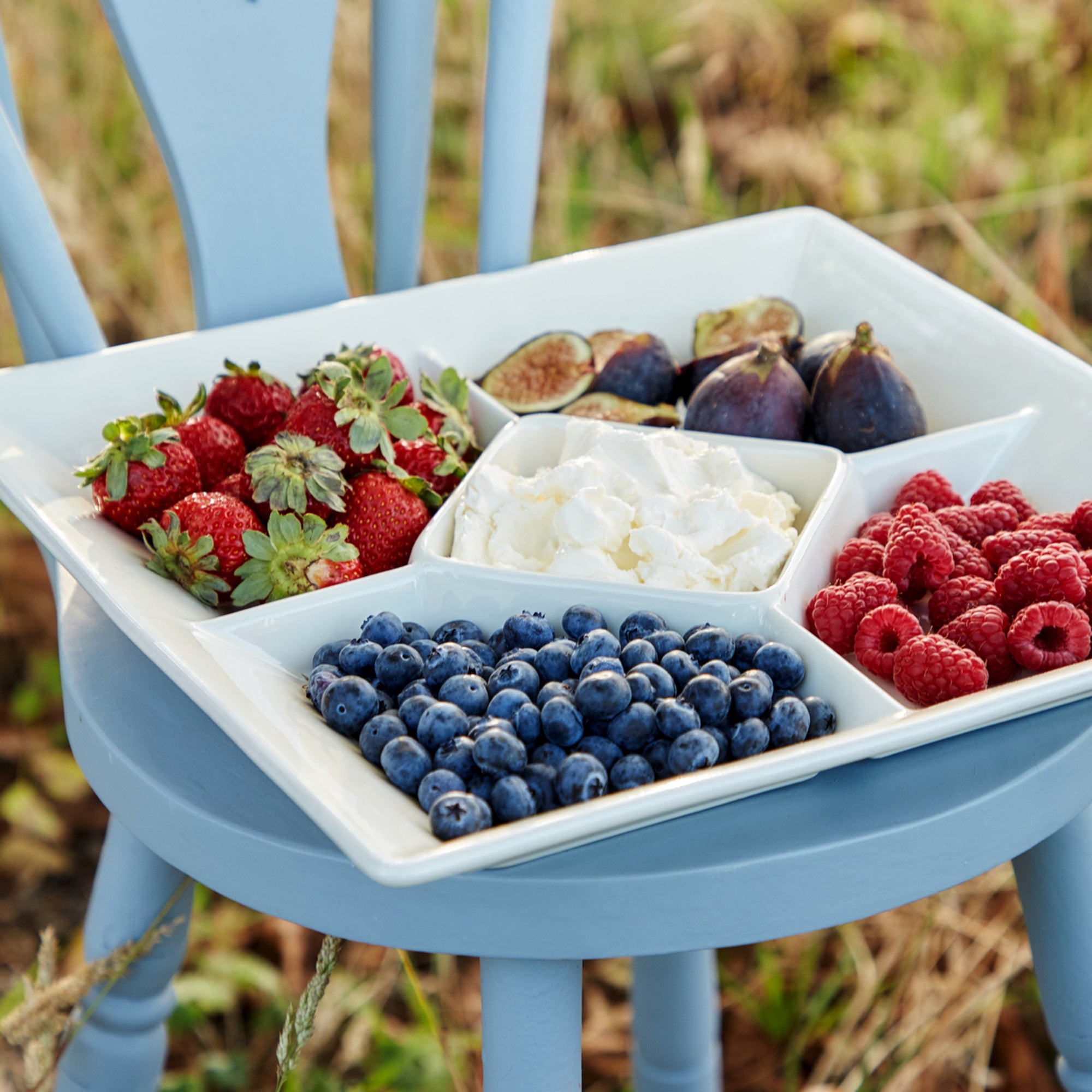 COSTANOVA皿　白　６枚セット Square Appetizer Tray Cook & Host, Casafina by COSTA NOVA