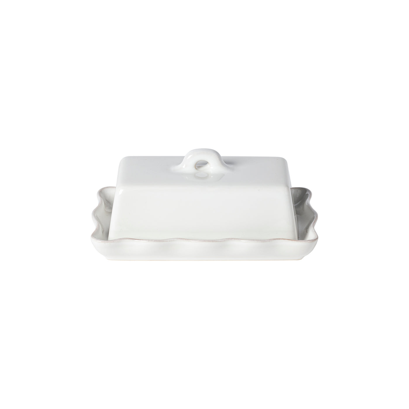 Rectangular Butter Dish with Lid Cook & Host, Casafina by COSTA NOVA - White