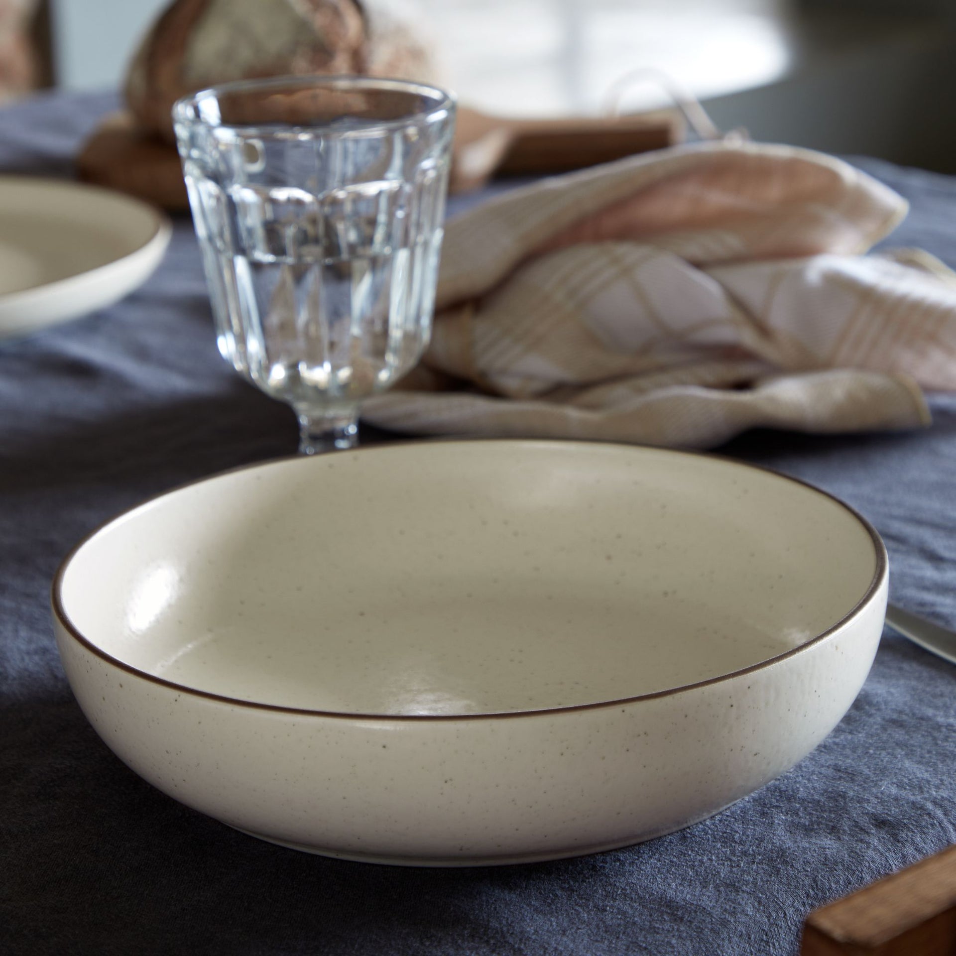 Soup/Pasta Bowl Pacifica, Casafina by COSTA NOVA - Monterosa Beige