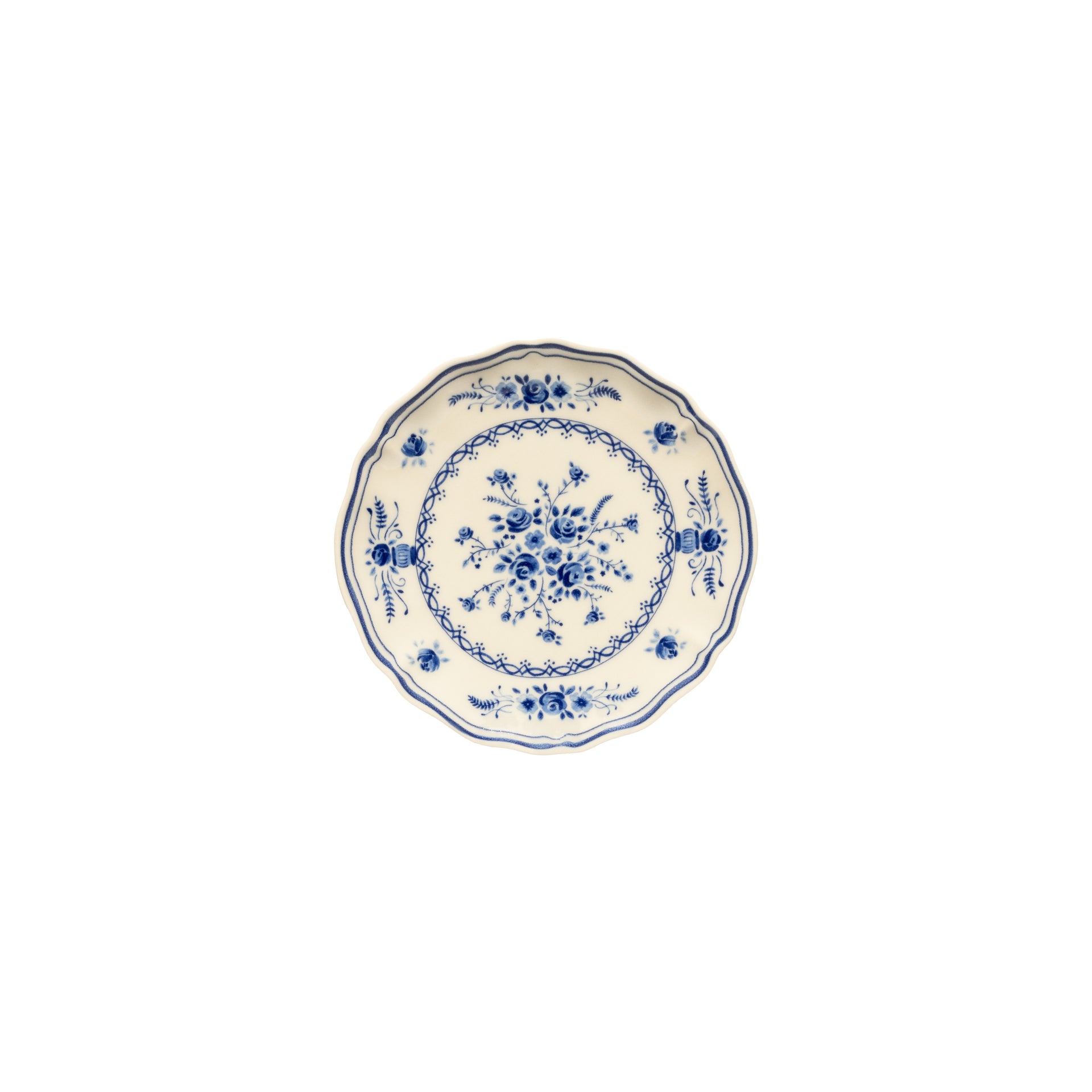 Appetizer Plate Vila - BEIGE-Blue