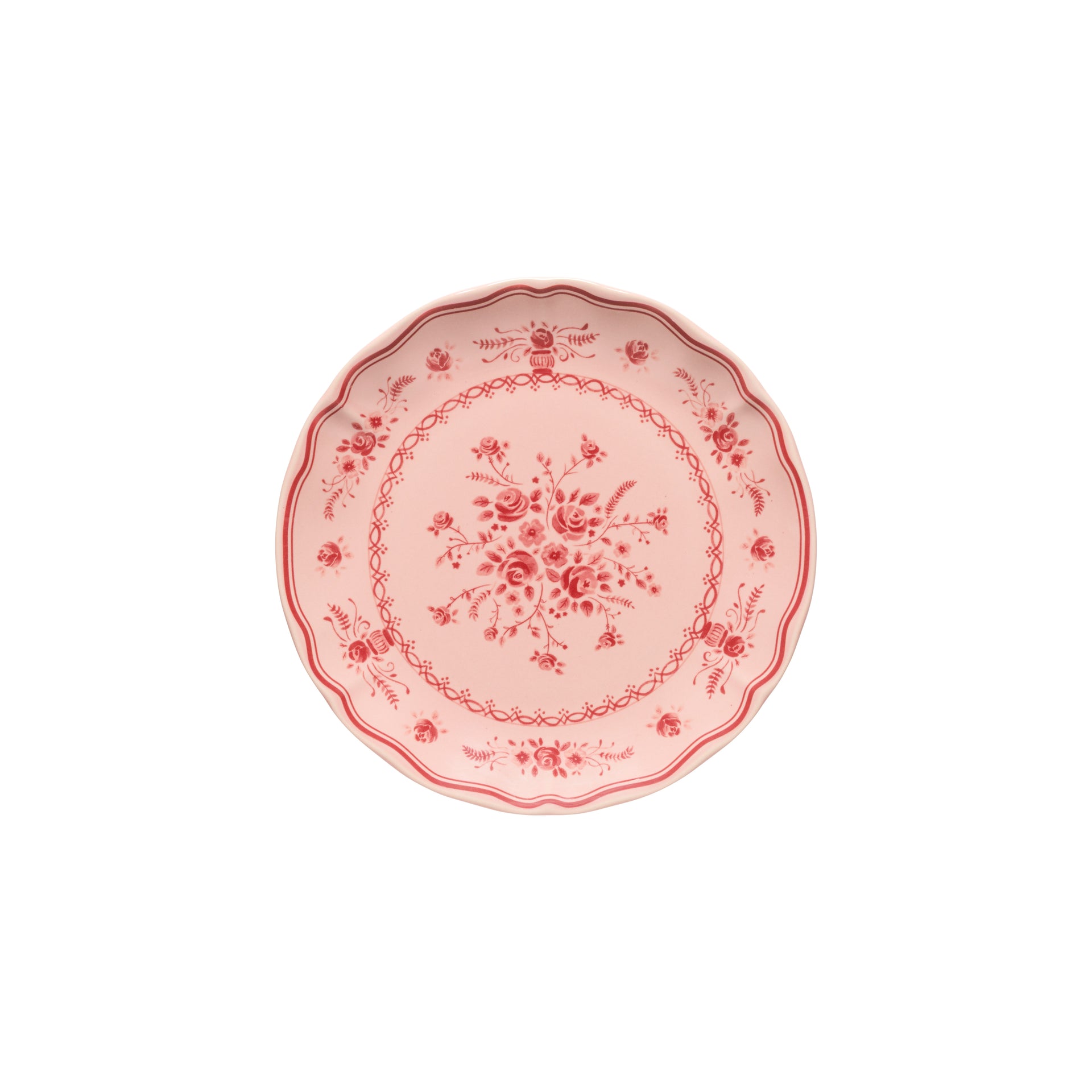 Salad/Dessert Plate Vila - Pink-Red