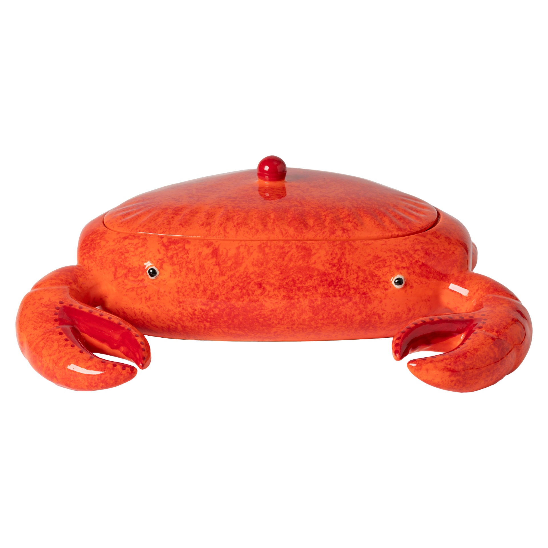 Crab Faience Centerpiece/Storage Jar Summer Bliss